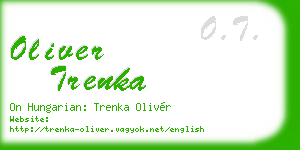 oliver trenka business card